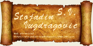 Stojadin Vugdragović vizit kartica